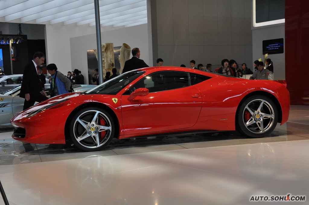 法拉利 法拉利 458 italia 法拉利458 italia车展实拍