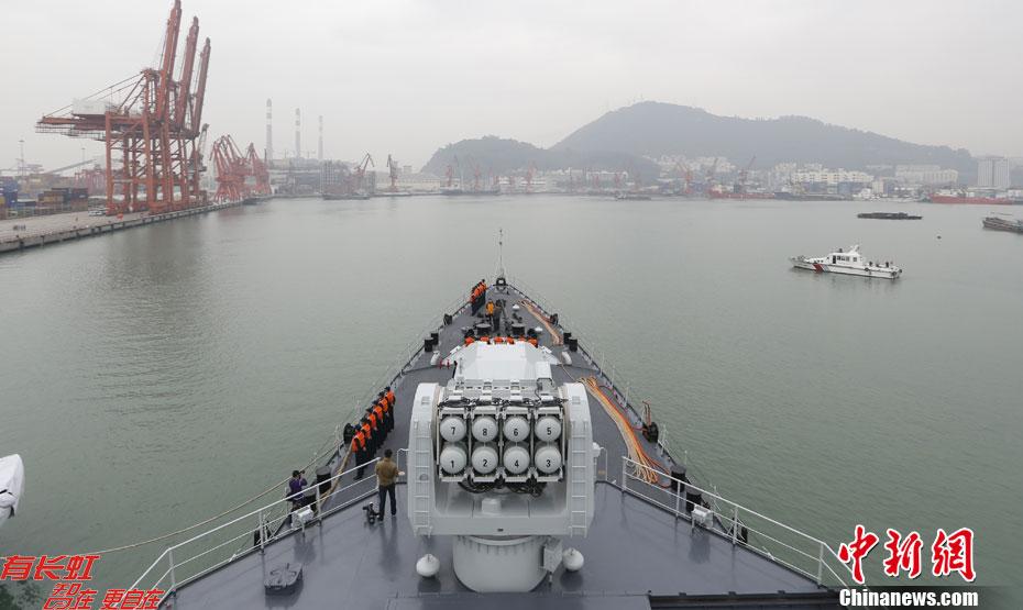 中国海军 深圳舰 向公众开放 
