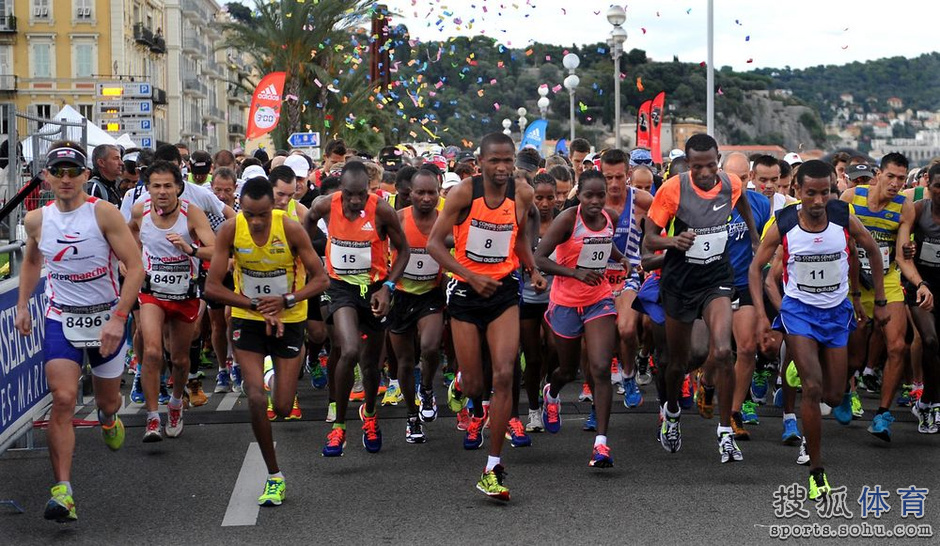 高清:尼斯-戛纳马拉松赛 埃塞俄比亚选手夺冠-