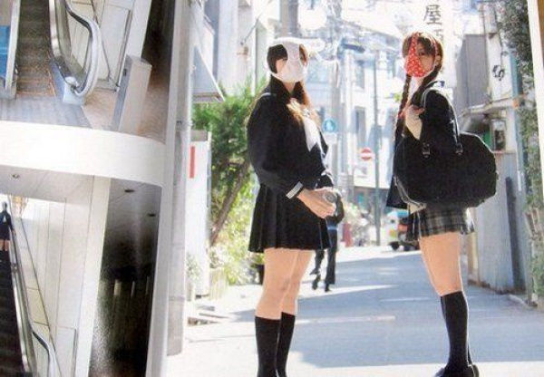 日本少女穿校服头套内裤拍写真 天雷滚滚