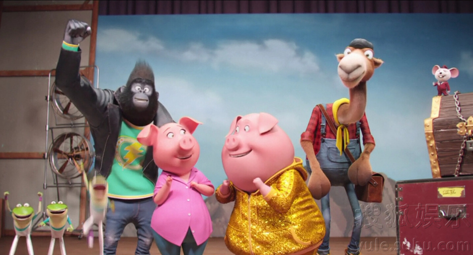 《欢乐好声音》首曝中文预告 麦康纳领衔配音