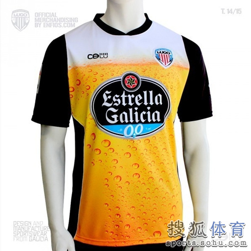 奇葩!西乙队发布雷人球衣 啤酒加章鱼似铁板烧