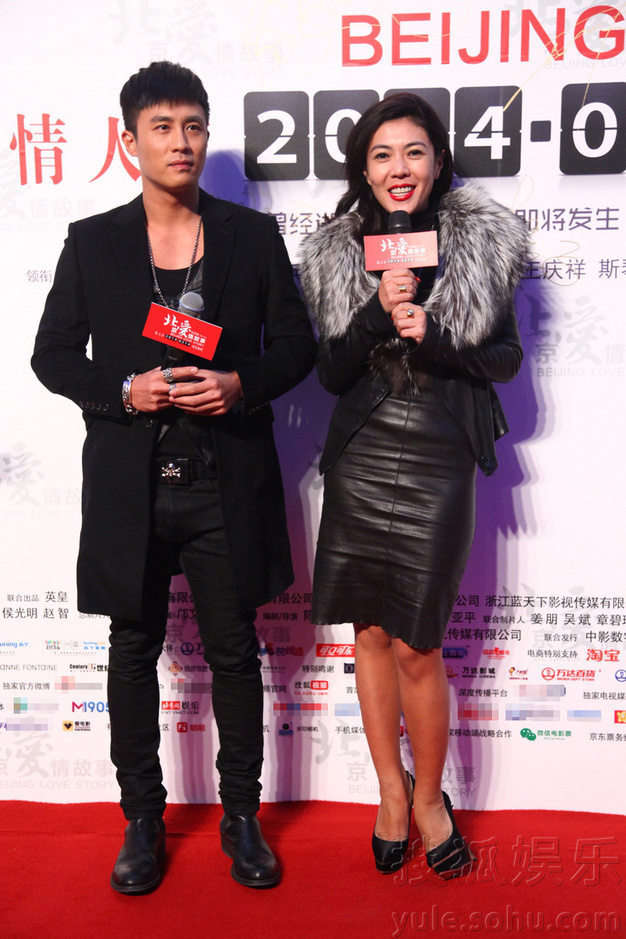 《北爱》首映红毯 刘嘉玲小短裙佟丽娅红裙争