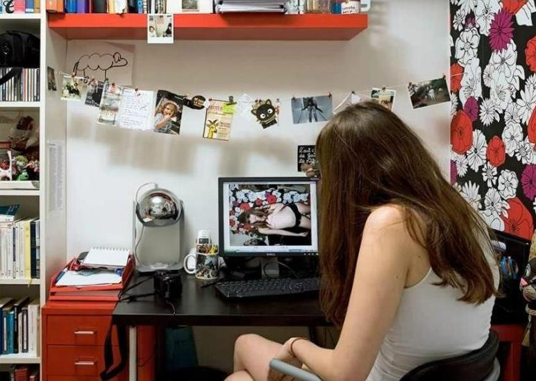 少年和妹子的自拍 曝光青春<em>女孩</em>私生活64171