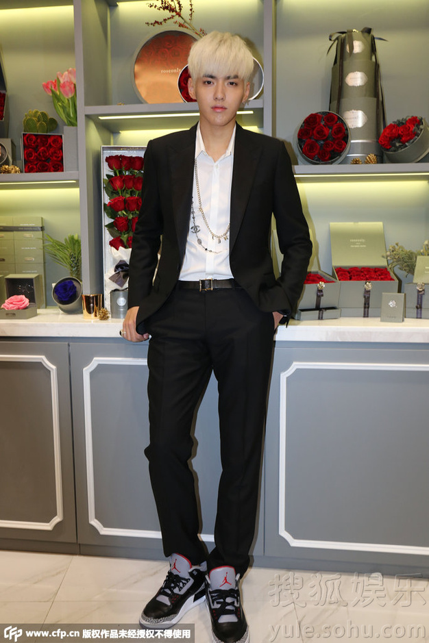 吴亦凡<em>顶白发</em>现身做活动 露灿笑英气十足7428