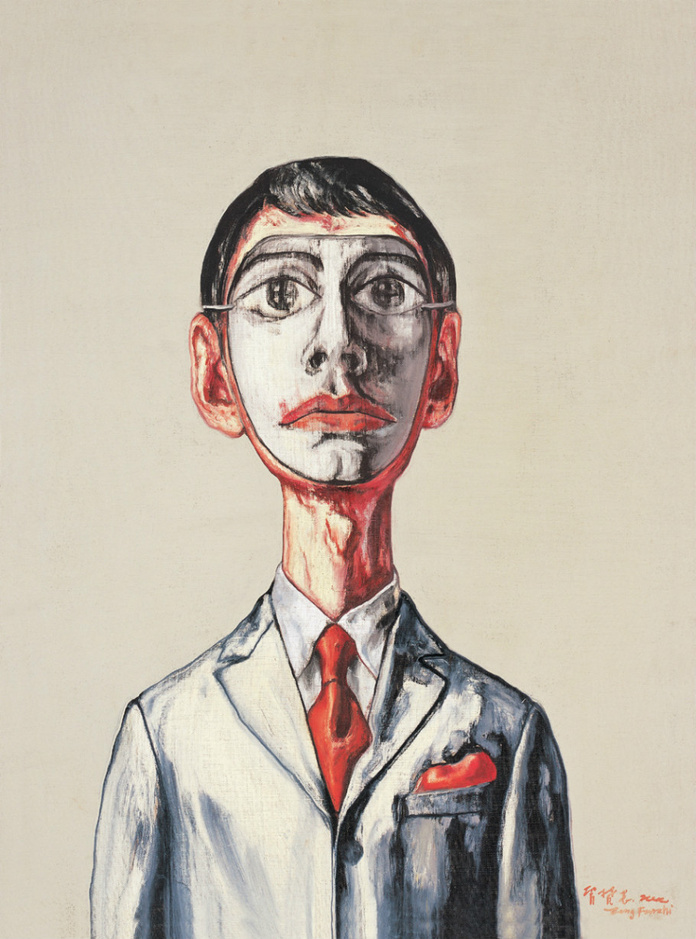 曾樊志面具系列作品5486547-文化频道图片库