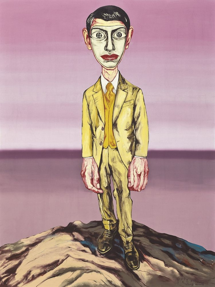 曾樊志 面具系列作品5486559-文化频道图片库