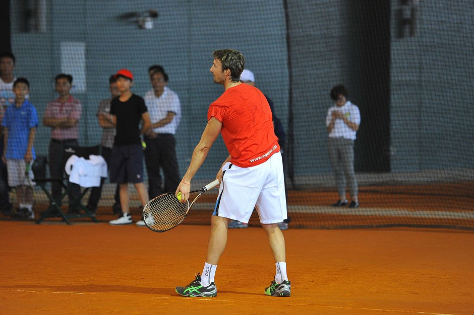 高清:费雷罗国际网球学院启动 前一哥走进中国