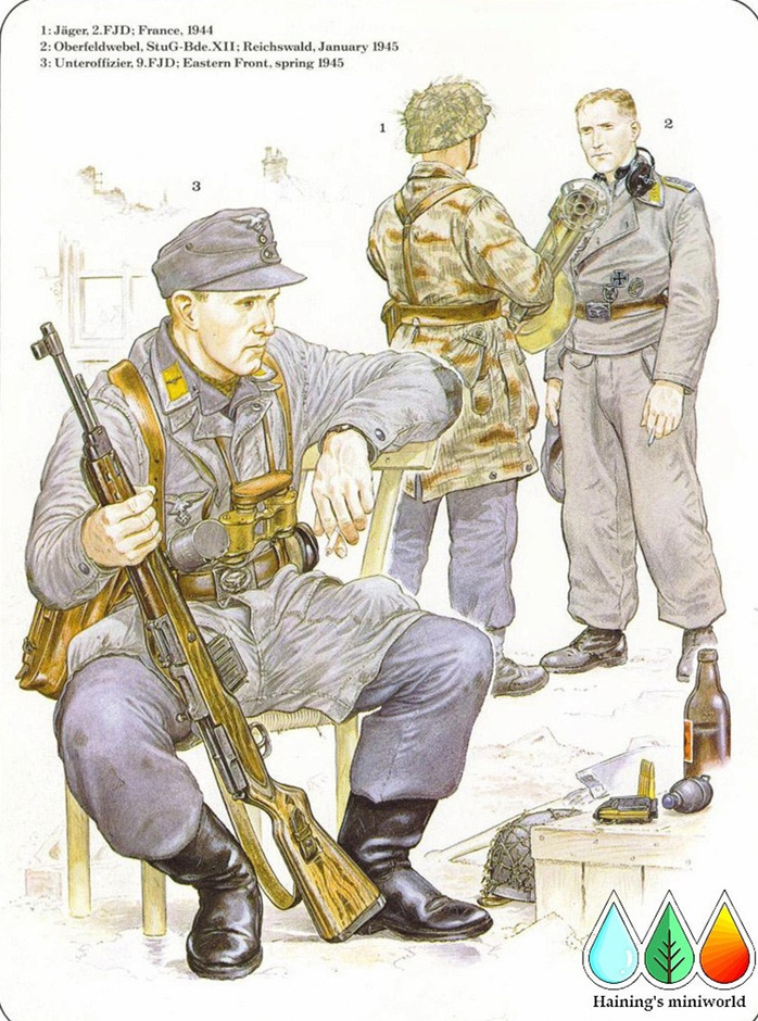 二战德军空降部队军服图册7688483-军事频道