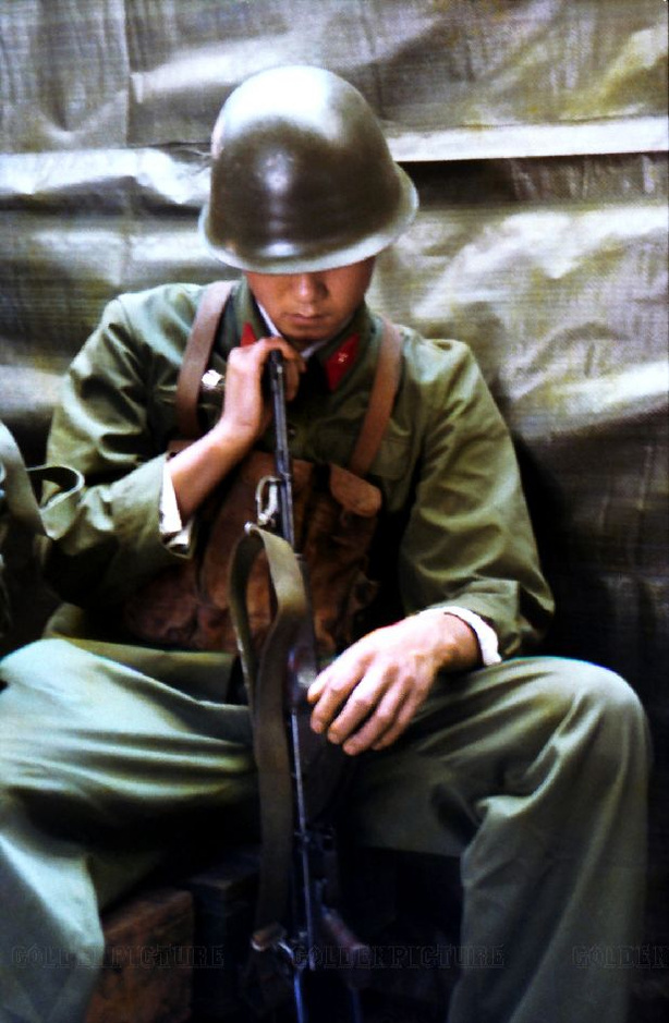 中越战争罕见彩色照片