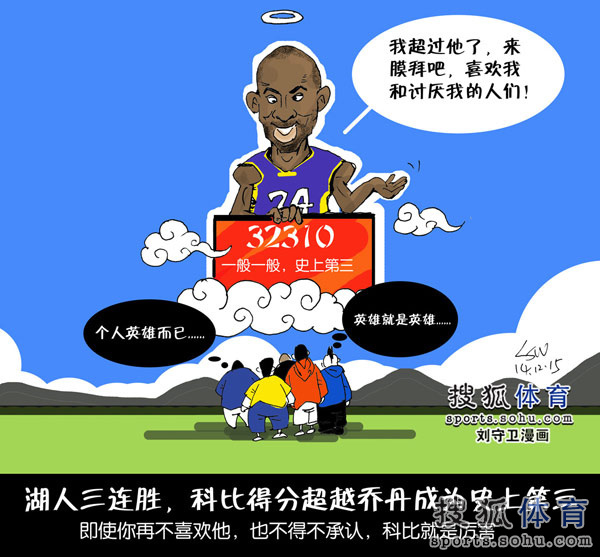 NBA常规赛漫画汇总:GDP老妖精 科比打铁第一