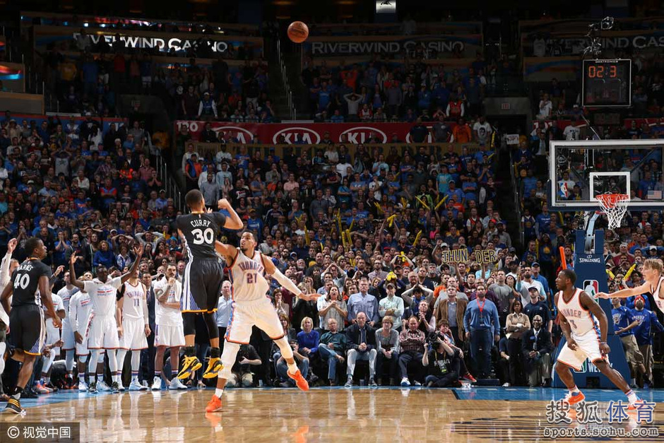 15-16赛季NBA绝杀:库里超远距绝杀 雷迪克救