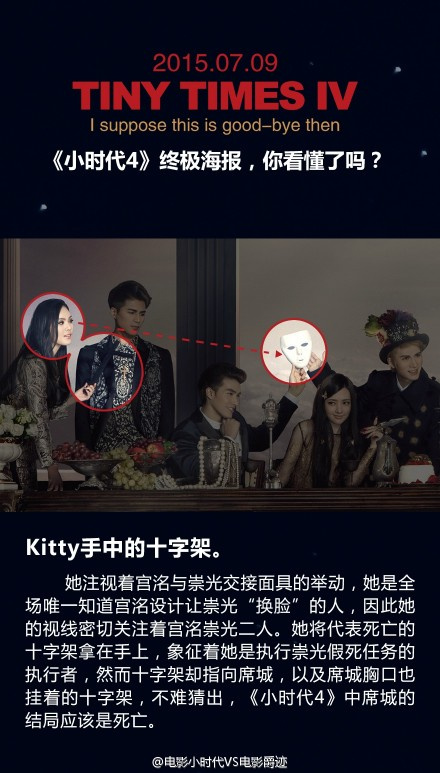 《小时代4》终极海报,你真的看懂了吗?