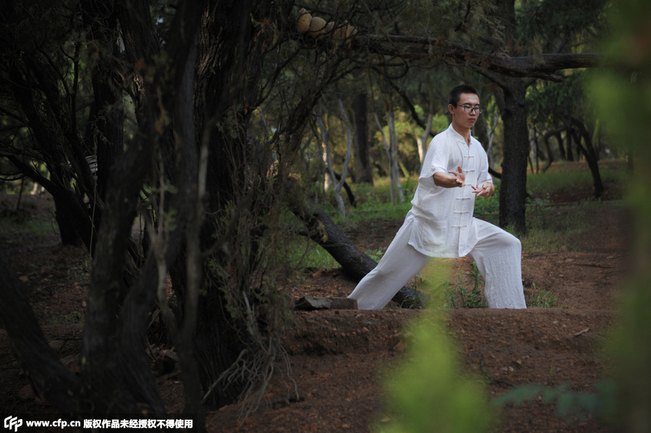 90后的太极梦 高中辍学成 武痴 -新闻图片库-大