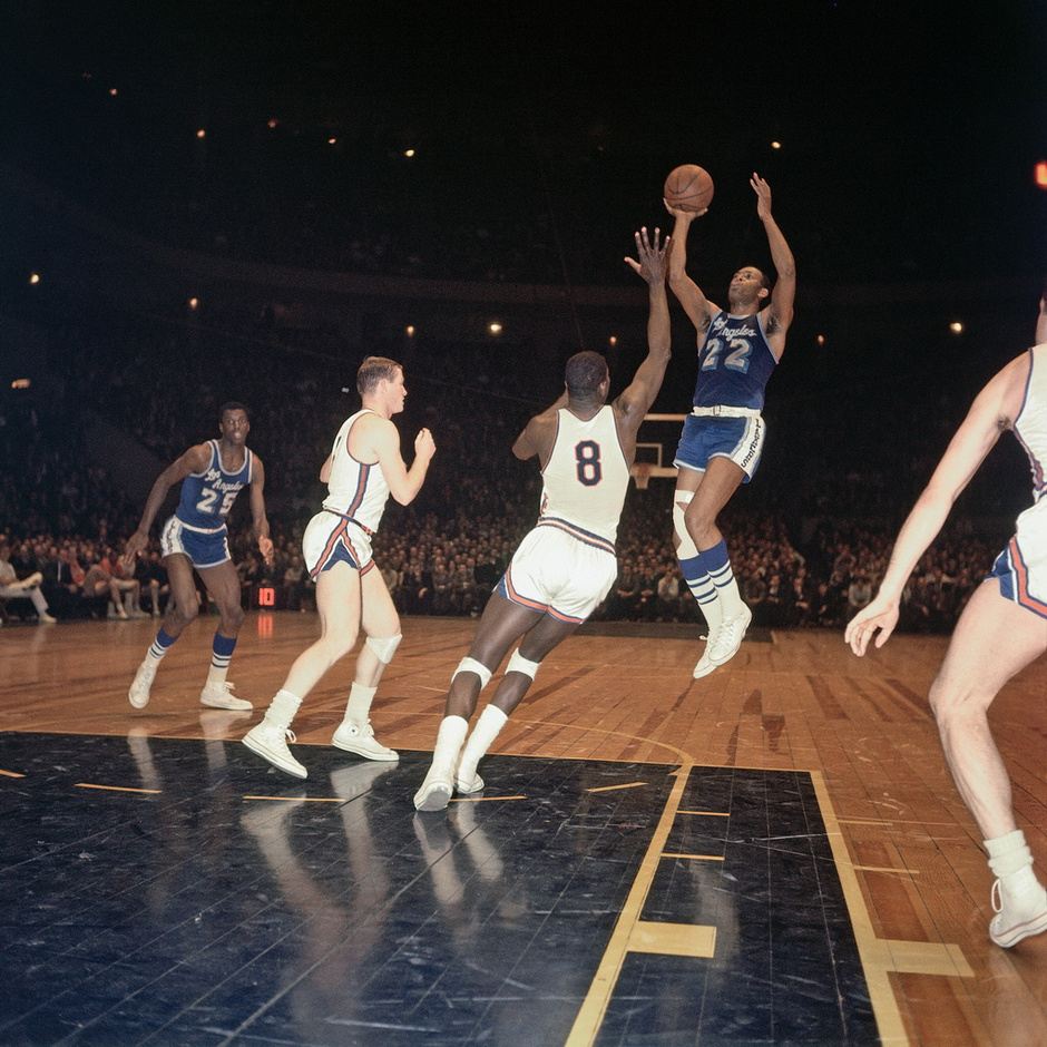 老照片:全能型天才贝勒 NBA无冕之王生不逢时