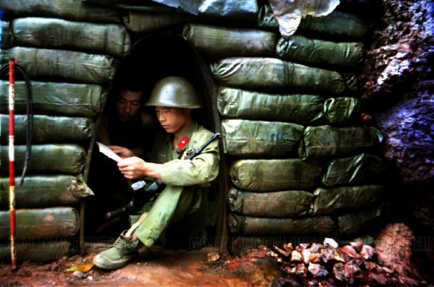 中越战争罕见彩色照片