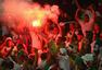 高清图：阿尔及利亚创造历史 队员狂欢庆祝出线