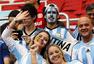 高清图：乳神领衔奥巴马助阵 阿根廷球迷躁起来
