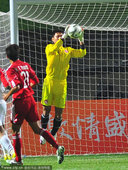 2010年11月7日，广州，2010亚运会男足首日，中国香港1-1阿联酋。