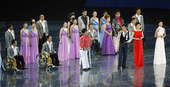 9月6日晚8点，北京2008年残奥会开幕式将在国家体育场“鸟巢”举行。这是开幕式前的文艺表演。新华社/图
